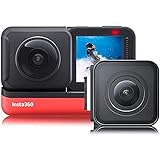 Insta360 VR Action Camera - One R Twin Edition-Reihe - 4K-Weitwinkelobjektivmodul - 360-Dualobjektivmodul - Touchscreen-Anzeigemodul,...