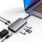 Satechi USB-C On-The-Go Multiport Adapter – 9-in-1 tragbarer USB Hub – Kompatibel mit 2020/2019 MacBook Pro, 2020/2018 MacBook Air, 2020 iPad Air, 2020/2018 iPad Pro