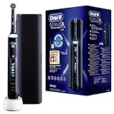 Oral-B Genius X Elektrische Zahnbürste/Electric Toothbrush, 6 Putzmodi für Zahnpflege, künstliche Intelligenz & Bluetooth-App, Reiseetui,...