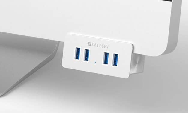 Review: Satechi Aluminium Clamp Hub für den iMac