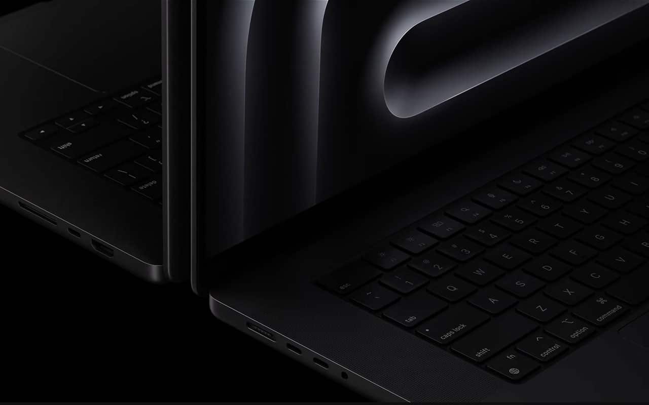 Apple stellt die neue Farbe Space Black für das M3 Pro und M3 Max MacBook Pro vor