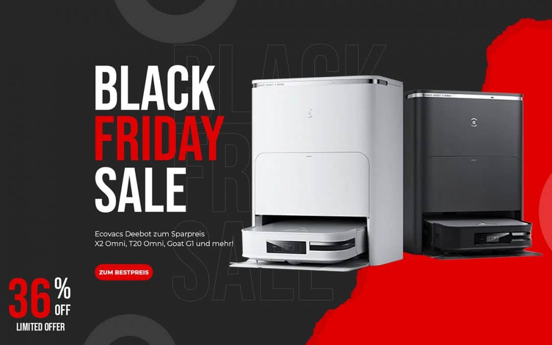 Black Friday: Ecovacs Deebot T20 & X2 Omni zum Hammerpreis – Smart Home