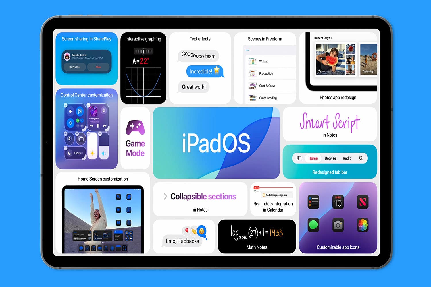 iPadOS 18: Mit neuer Taschenrechner-App, Tab-Leiste und mehr