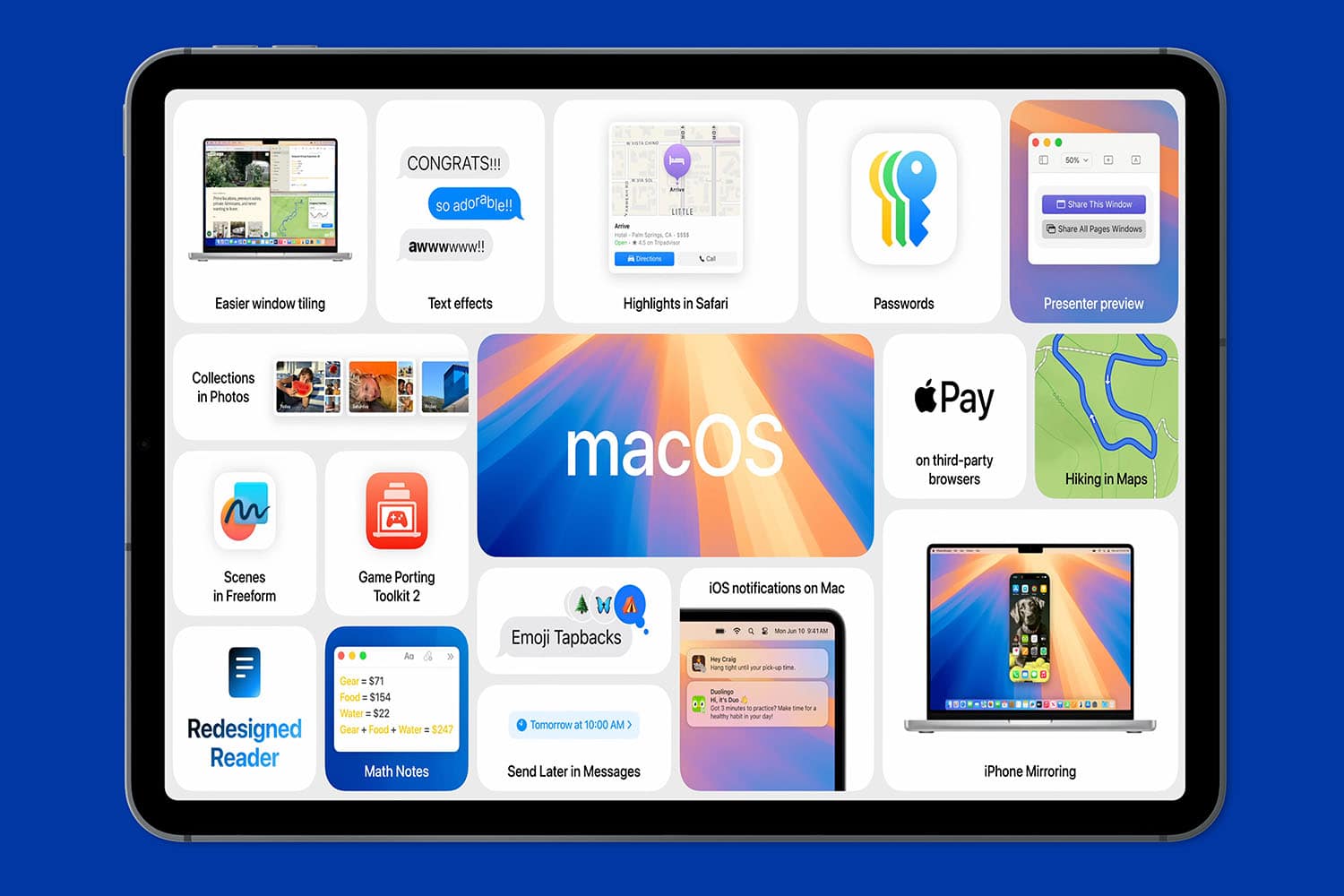 macOS 15: Mit iPhone-Spiegelung, Passwörter-App und mehr