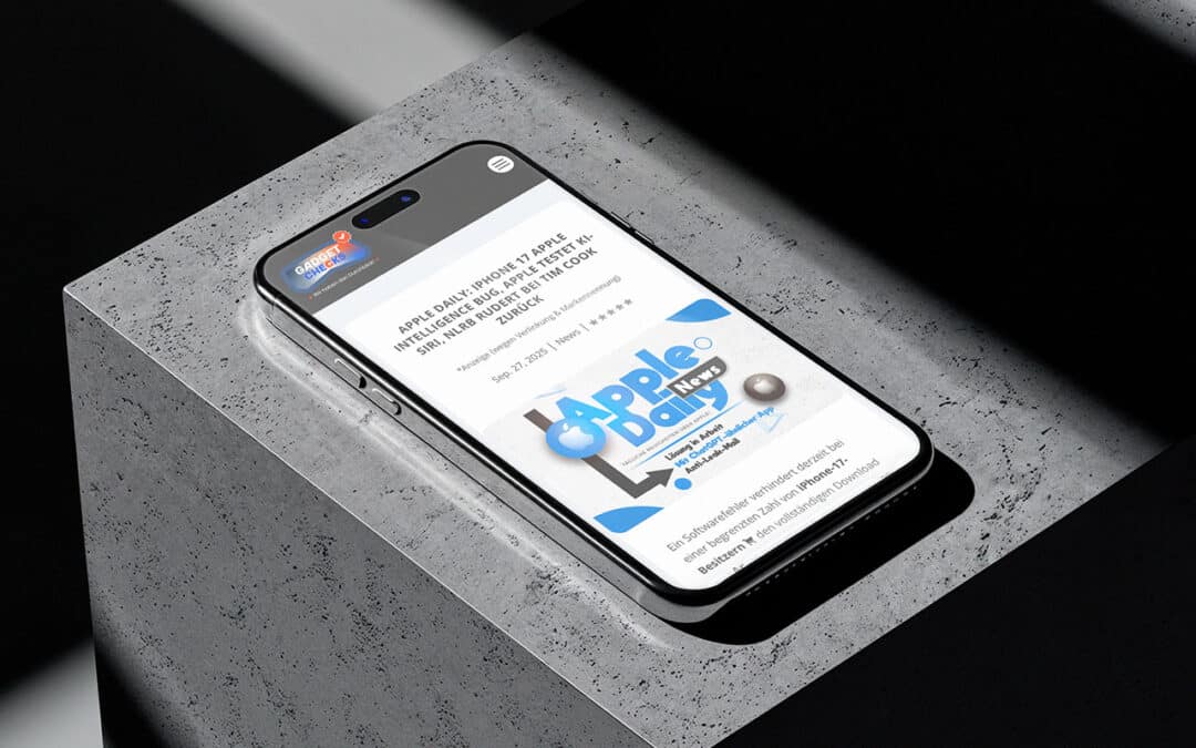 Apple News: Zum Jubiläum, iPhone mit Rekord-Display, USB-C-Power vom iPhone 17, iOS 26 Downgrade und mehr