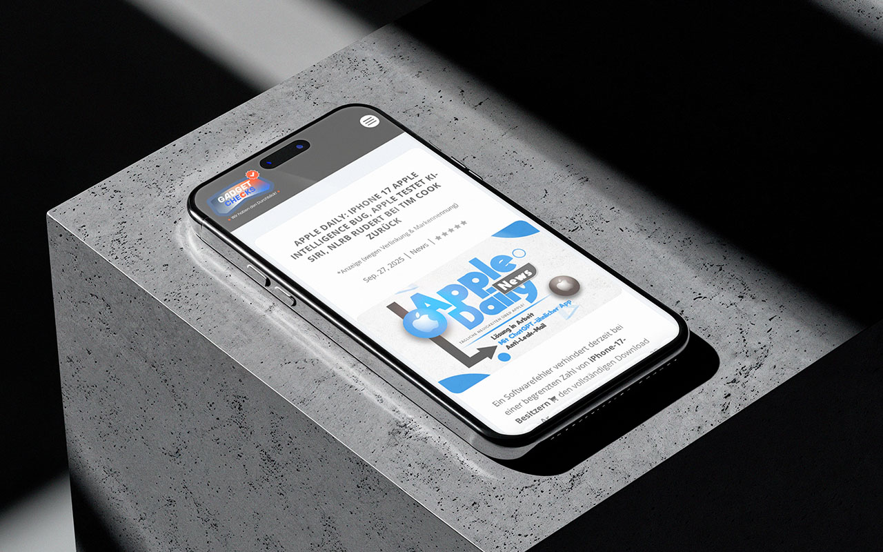 Apple News: Zum Jubiläum, iPhone mit Rekord-Display, USB-C-Power vom iPhone 17, iOS 26 Downgrade und mehr