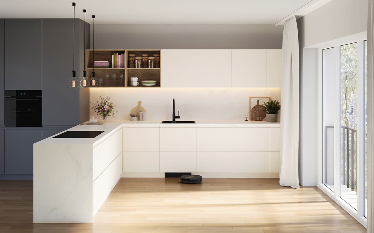 ECOVACS und Bosch präsentieren Einbau-Lösung für Saug- und Wischroboter