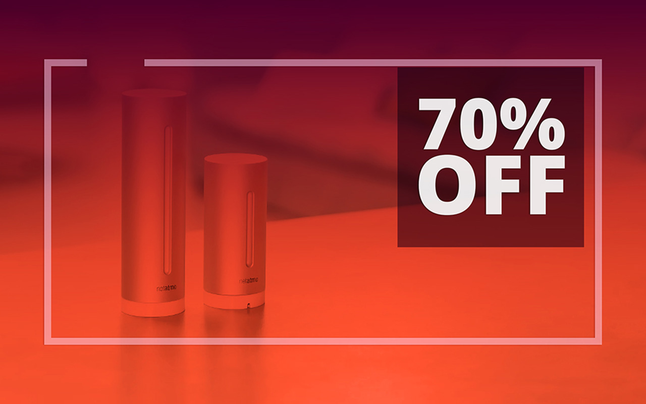 Aktion: Netatmo Wetterstation & viele Smart-Home-Gadgets mit bis zu 70 % Rabatt