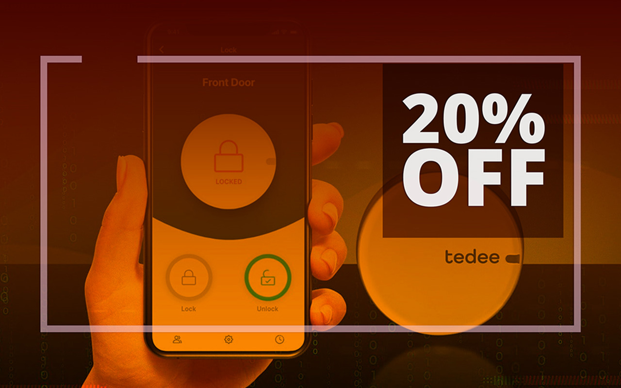 Aktion: Tedee GO 2 und weitere smarte Türschlösser im Mega-Sale