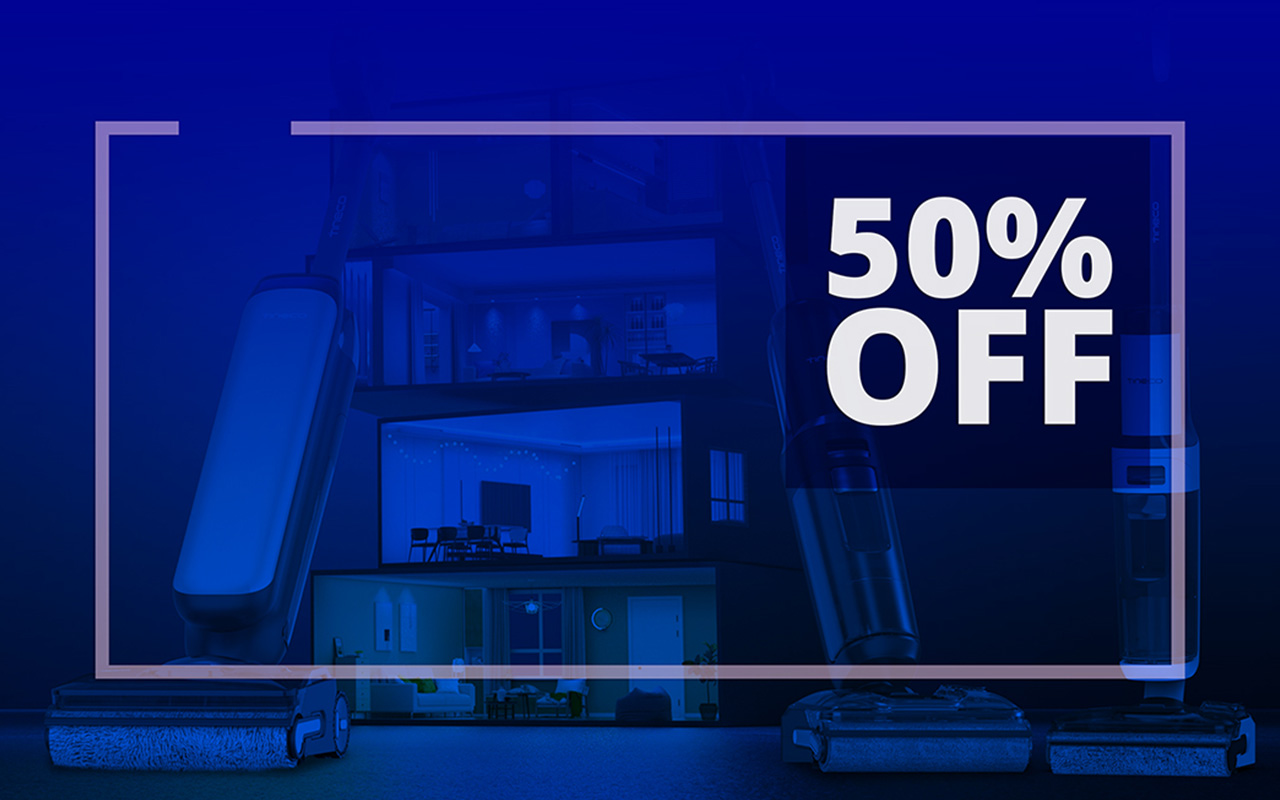 Aktion: Tineco FLOOR ONE S9 Artist Premium & weitere Nass-Trockensauger mit über 50 % Rabatt