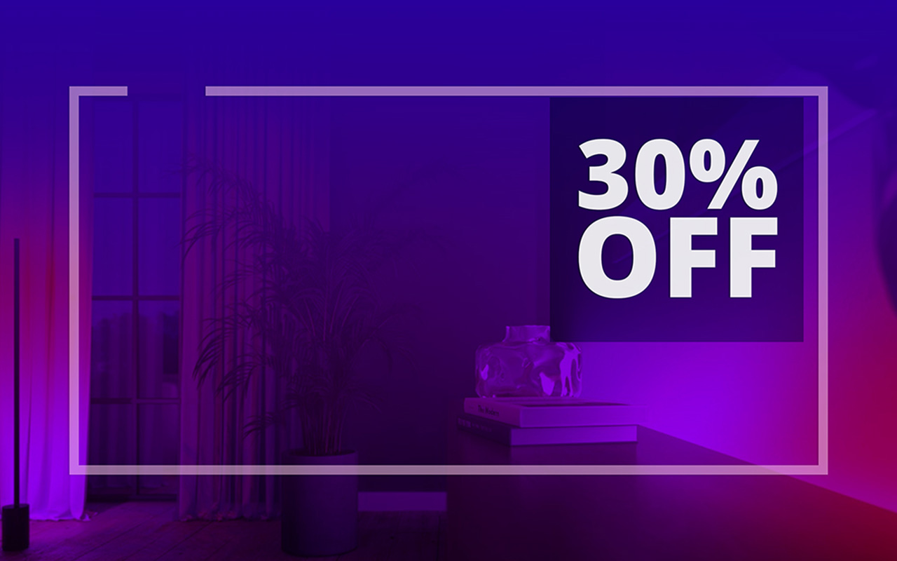 Aktion: Hue Smart-Home Leuchten mit 30 % Rabatt