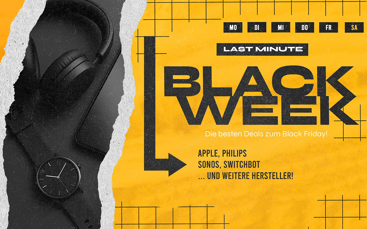 BlackWeek: Last-Minute Rabatte für Tech-Gadgets zum Bestpreis
