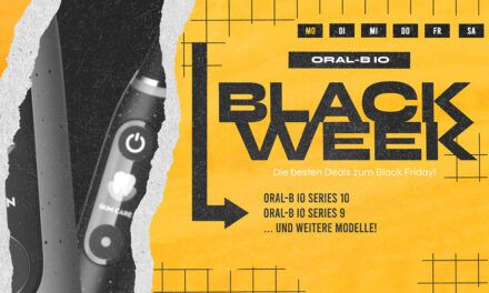 BlackWeek: Premium-Zahnpflege der Oral-B iO Serie jetzt deutlich reduziert