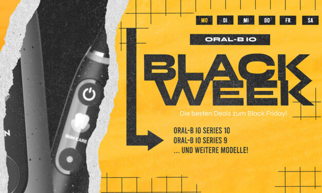 BlackWeek: Premium-Zahnpflege der Oral-B iO Serie jetzt deutlich reduziert