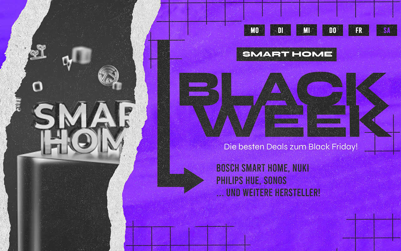 BlackWeek: Smart-Home-Produkte zu Spitzenpreisen