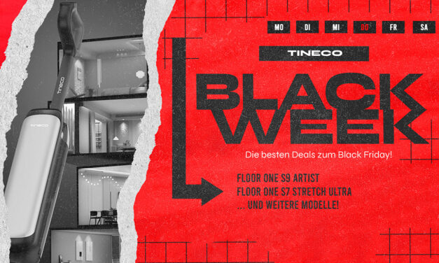 BlackWeek: Tineco Premium-Reinigungstechnik zu beeindruckenden Sparpreisen