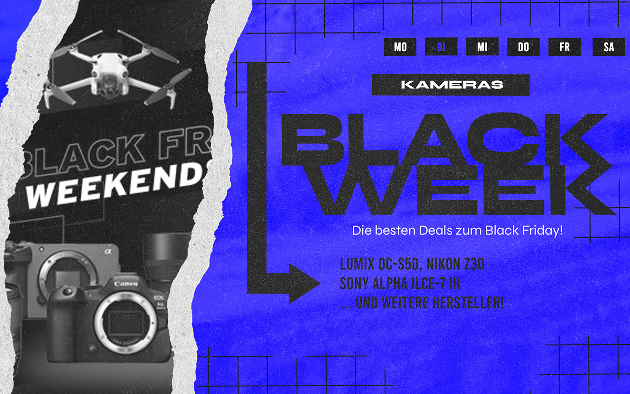 BlackWeek: Umfangreiche Angebote für Foto- und Videoequipment