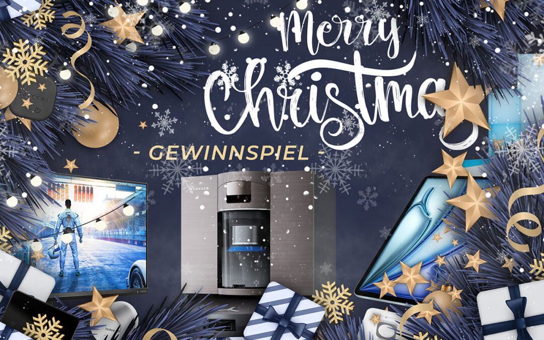XMAS-Gewinnspiel mit Ecovacs, iPad Air, Philips & weitere Top-Preise
