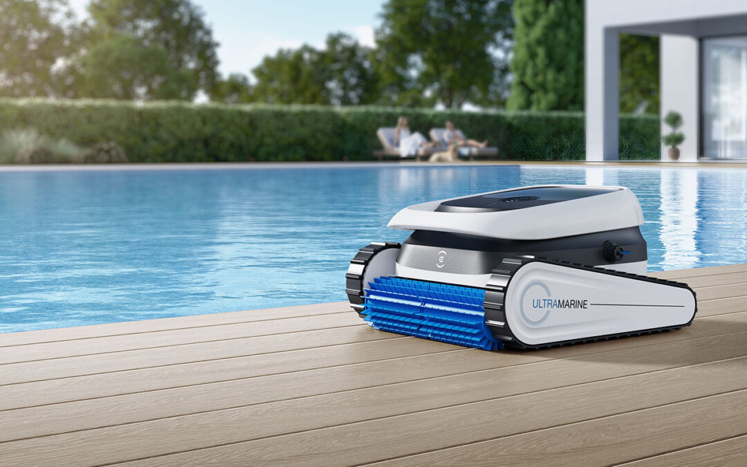 Neu bei ECOVACS: ULTRAMARINE P1 Poolreinigungsroboter für die automatische und kabellose Reinigung privater Pools