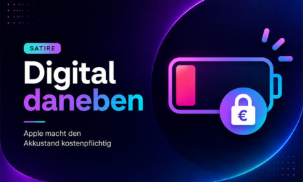 Digital daneben: Apple macht den Akkustand kostenpflichtig – Satire