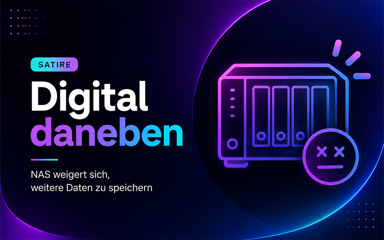 Digital daneben: NAS weigert sich, weitere Daten zu speichern