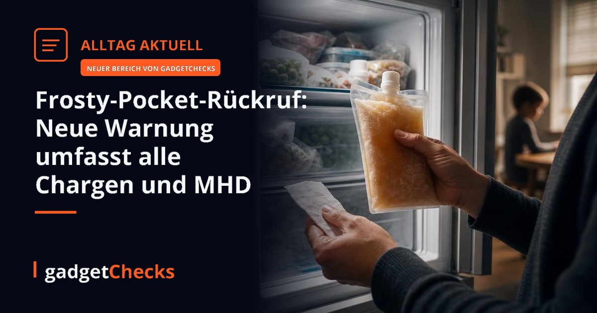 Frosty-Pocket-Rückruf: Neue Warnung umfasst alle Chargen und MHD - gadgetChecks – Das unabhängige Magazin