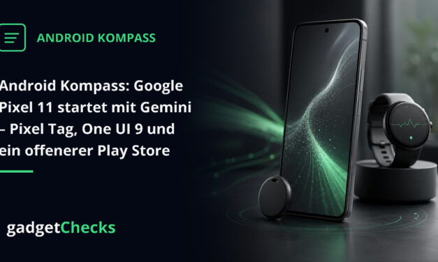 Android Kompass: Google Pixel 11 startet mit Gemini – Pixel Tag, One UI 9 und ein offenerer Play Store
