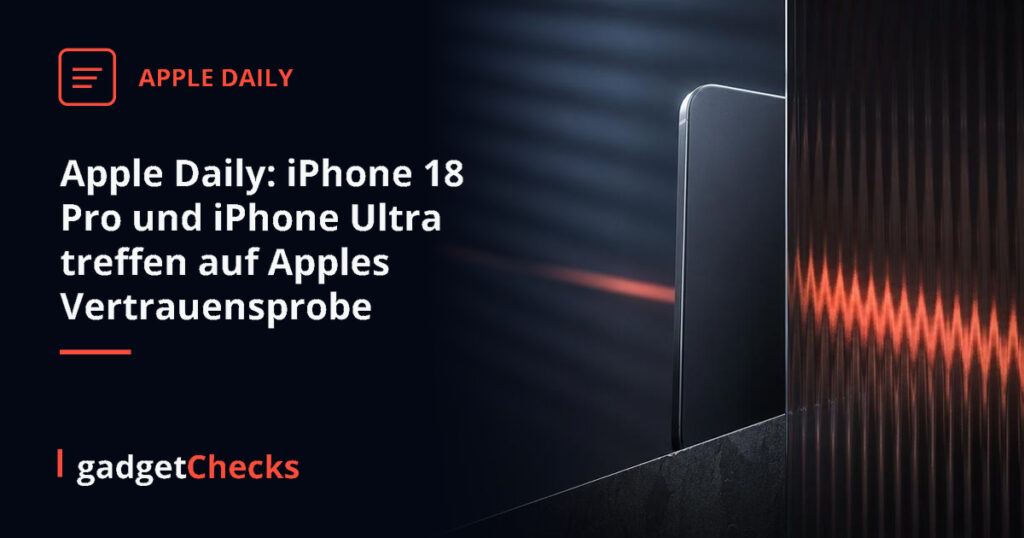 Apple Daily: iPhone 18 Pro und iPhone Ultra treffen auf Apples Vertrauensprobe
