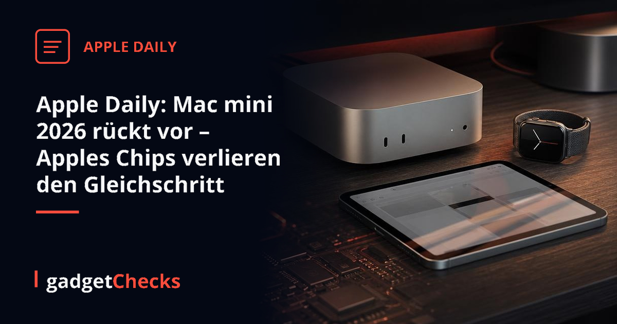 Apple Daily: Mac mini 2026 rückt vor – Apples Chips verlieren den Gleichschritt