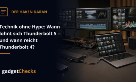 Technik ohne Hype: Wann lohnt sich Thunderbolt 5 – und wann reicht Thunderbolt 4?
