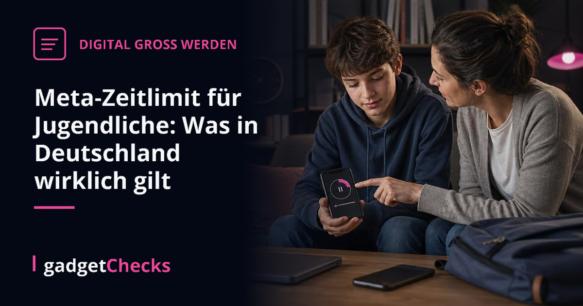 Meta-Zeitlimit für Jugendliche: Was in Deutschland wirklich gilt