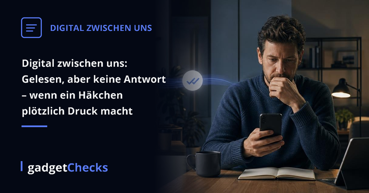 Digital zwischen uns: Gelesen, aber keine Antwort – wenn ein Häkchen plötzlich Druck macht