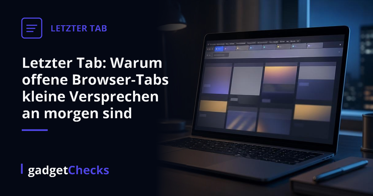 Letzter Tab: Warum offene Browser-Tabs kleine Versprechen an morgen sind