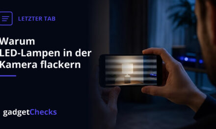 Warum LED-Lampen in der Kamera flackern