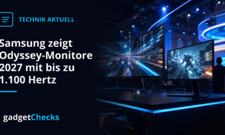 Samsung zeigt Odyssey-Monitore 2027 mit bis zu 1.100 Hertz