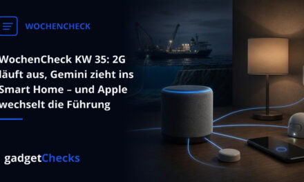 WochenCheck KW 35: 2G läuft aus, Gemini zieht ins Smart Home – und Apple wechselt die Führung