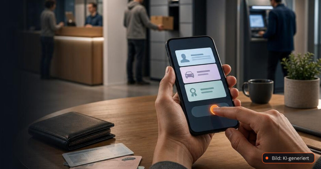 d-you EUDI-Wallet soll am 2. Januar 2027 starten: Das kann die erste Version – Editorialmotiv ohne Text – Bild: KI-generiert