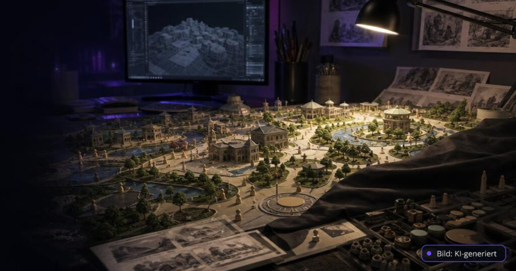 Frontier entwickelt neues Disney-Spiel mit Management-Fokus – Editorialmotiv ohne Text – Bild: KI-generiert