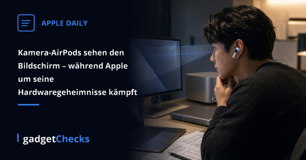 Kamera-AirPods sehen den Bildschirm – während Apple um seine Hardwaregeheimnisse kämpft