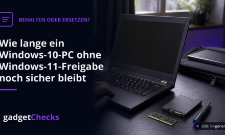 Wie lange ein Windows-10-PC ohne Windows-11-Freigabe noch sicher bleibt
