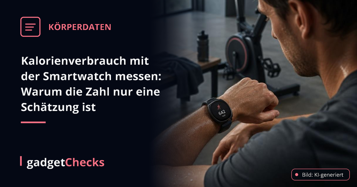 Kalorienverbrauch mit der Smartwatch messen: Warum die Zahl nur eine Schätzung ist