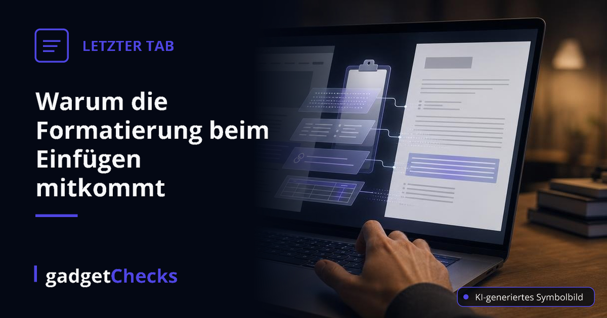 Warum die Formatierung beim Einfügen mitkommt – KI-generiertes Symbolbild
