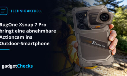 RugOne Xsnap 7 Pro bringt eine abnehmbare Actioncam ins Outdoor-Smartphone