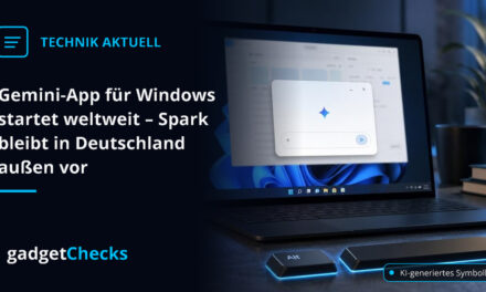 Gemini-App für Windows startet weltweit – Spark bleibt in Deutschland außen vor
