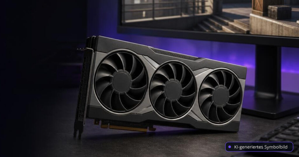 FSR 4.1 für Radeon RX 6000: AMD schaltet Unterstützung per Treiber frei – Editorialmotiv ohne Text – KI-generiertes Symbolbild