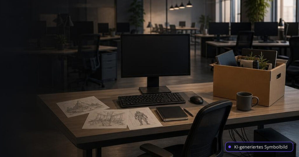 BioWare wird geschlossen: EA stellt das nächste Mass Effect ein – Editorialmotiv ohne Text – KI-generiertes Symbolbild