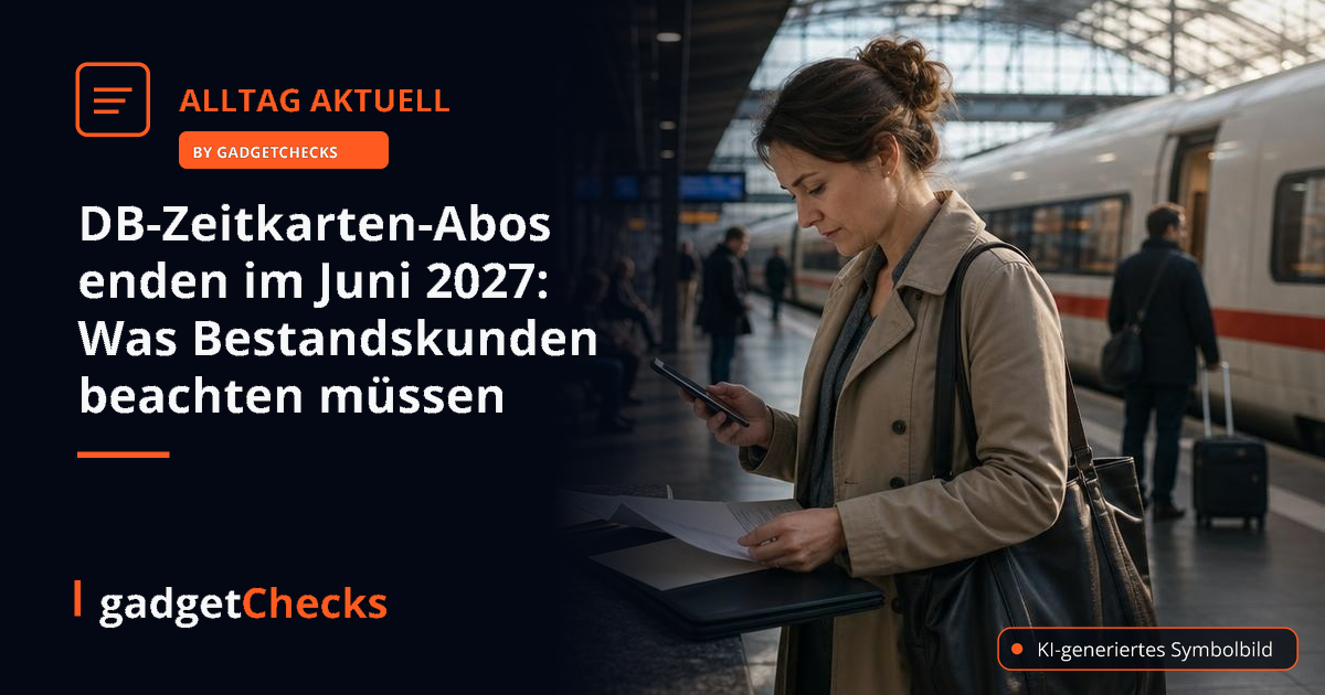 DB-Zeitkarten-Abos enden im Juni 2027: Was Bestandskunden beachten müssen - gadgetChecks – Das unabhängige Magazin