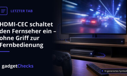 HDMI-CEC schaltet den Fernseher ein – ohne Griff zur Fernbedienung