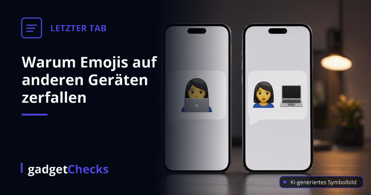 Warum Emojis auf anderen Geräten zerfallen – KI-generiertes Symbolbild