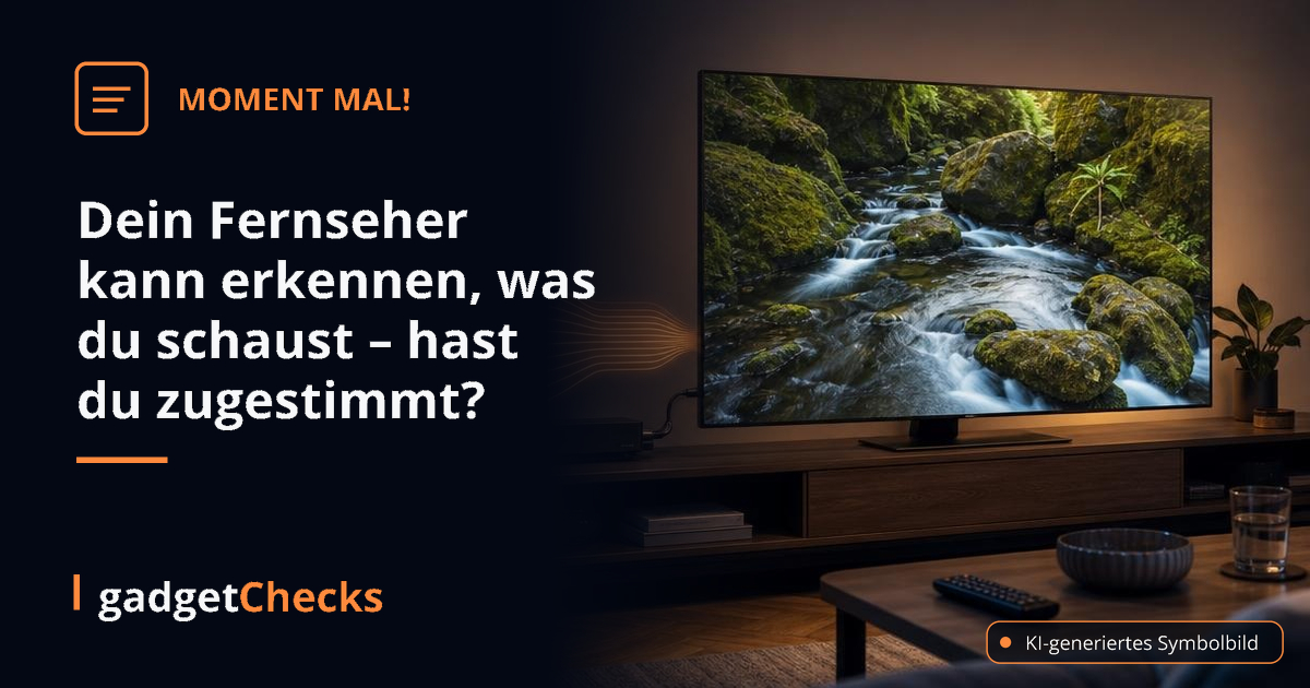 Dein Fernseher kann erkennen, was du schaust – hast du zugestimmt? – KI-generiertes Symbolbild